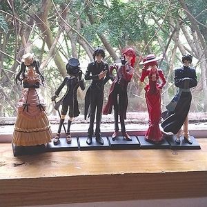 Black butler anime manga figurine dark horror comic action statue victorian goth